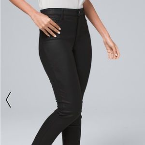 HIGH-RISE COATED SKINNY JEANS - WHBM